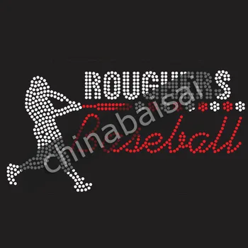 

This is a roughers baseball Rhinestone Transfer Motif Designs