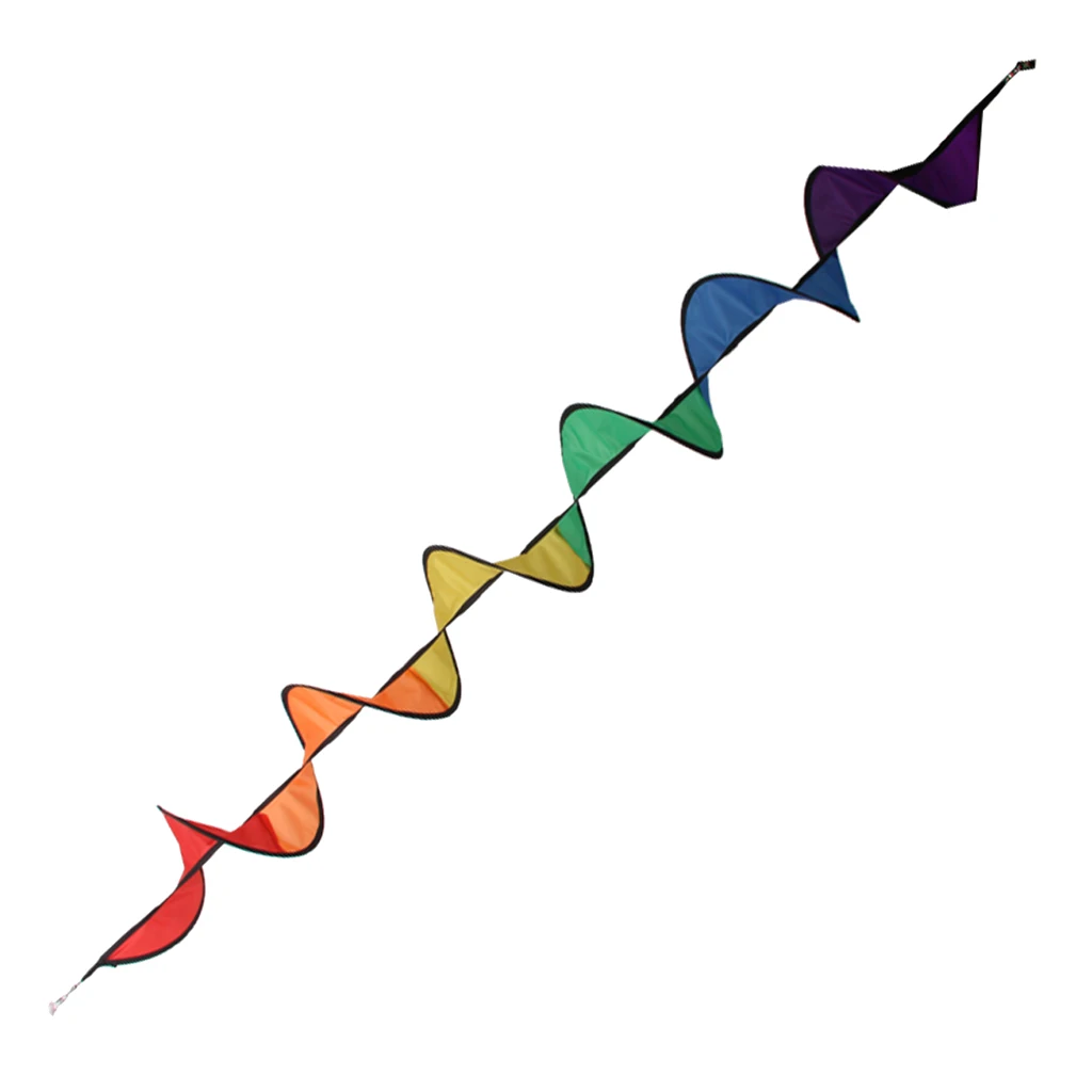 Rainbow Spinner Colorful Flag Garden Decor - Outdoor Camping Pinwheel Decoration