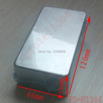 

10pcs/lot PB-N1266 Professional DIY Aluminum Metal GUITAR EFFECT PEDAL BOX, 120(L)X66(W)X39(H)mm Free Shipping