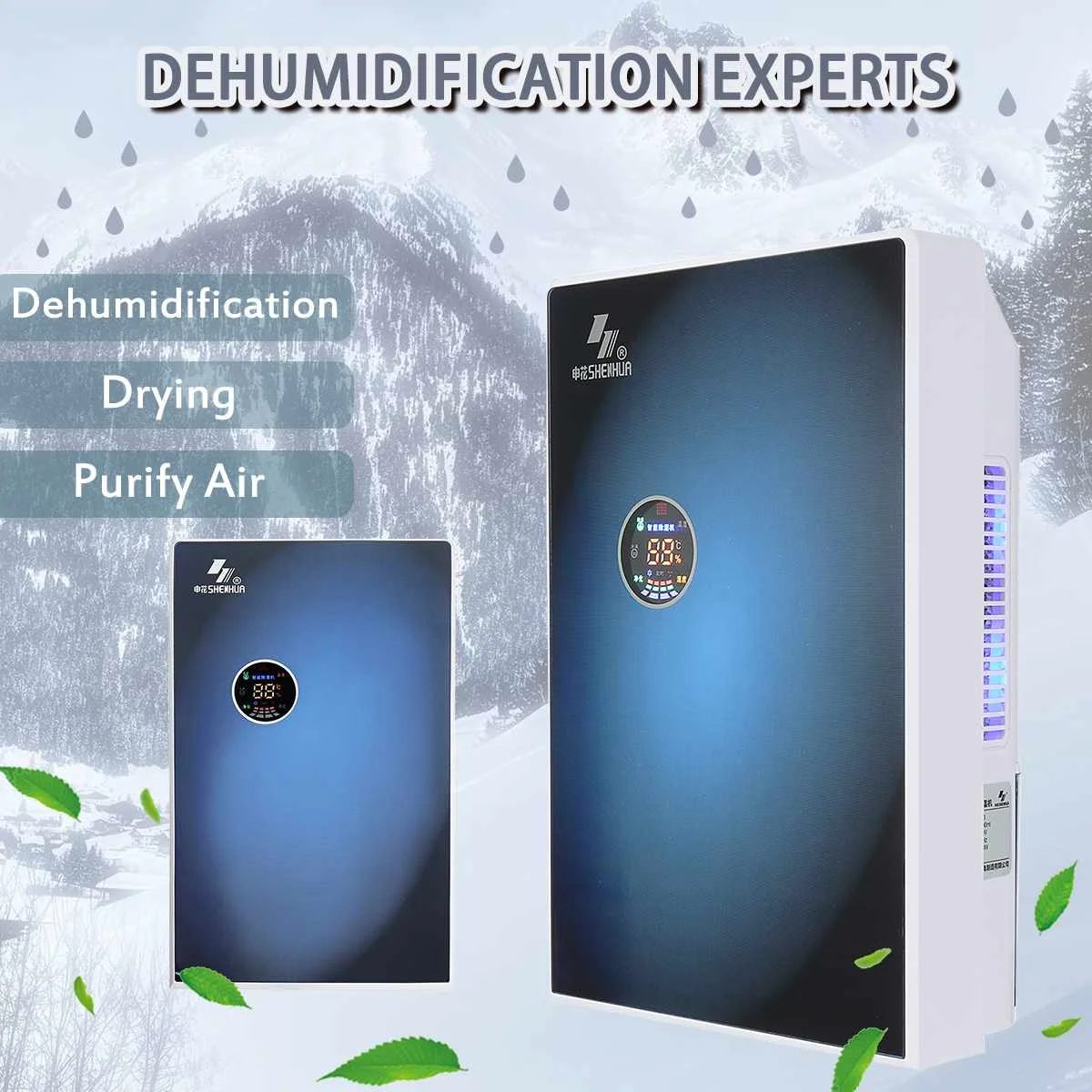 

2200ml 220V Dehumidification Experts Intelligent Timing Home Office Air Dryer Eliminating Moisture Electric Mini Dehumidifier