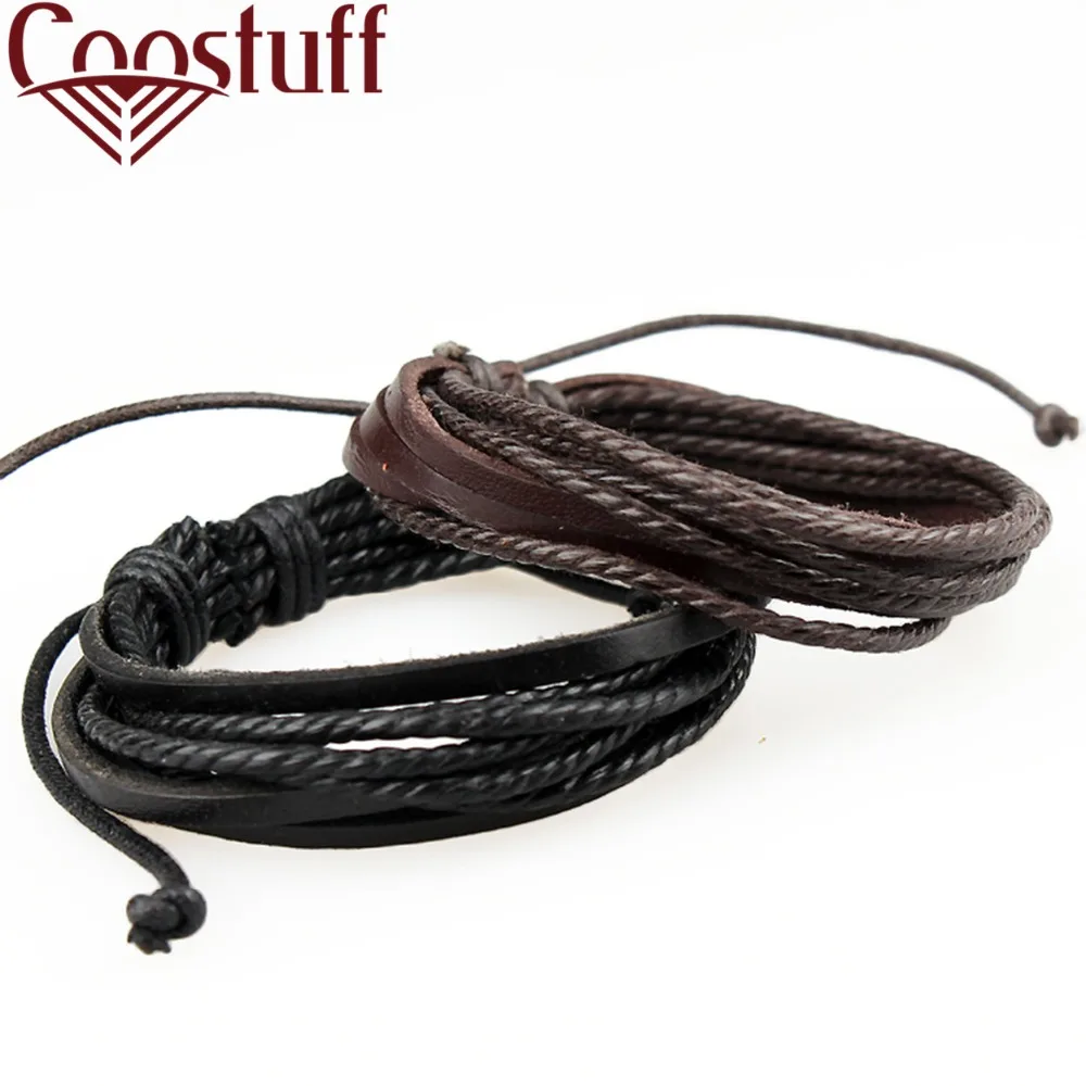 

Hotsale Wholesale bracelet for women men bracelets Jewelry Wrap Bracelets Genuine Leather Bracelet men pulseira feminina mujer