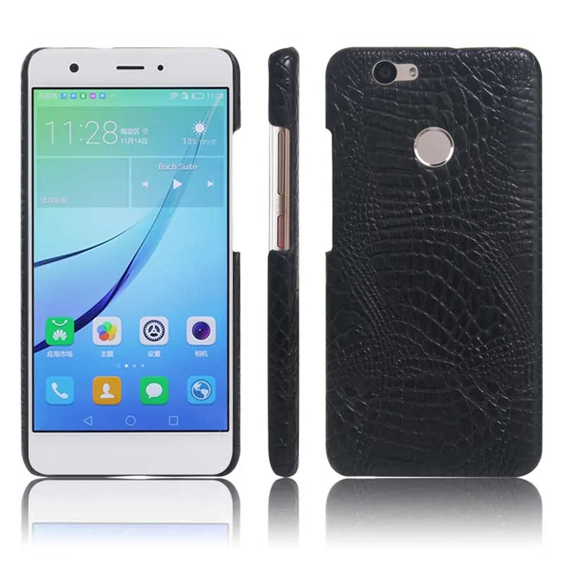 Чехол из крокодиловой кожи для Huawei Nova CAN L01 L11 L12 чехол с аллигатором задней панели