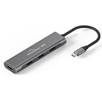 

Blueendless usb c hub USB3.1 Type C to 4 port USB3.0 High Speed usb support 5Gbps For MacBook pro type c Hub