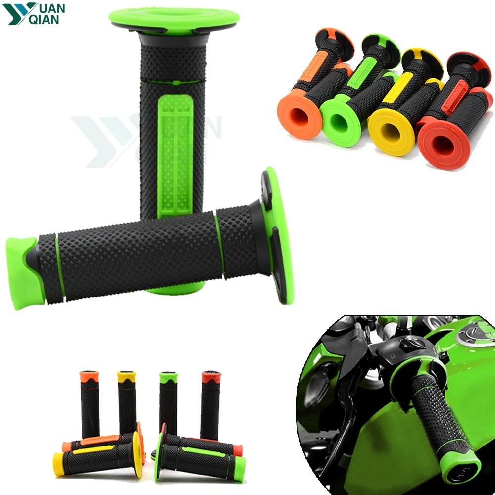 7/8"22mm Motocross Hand Grips protaper Handle Bar Gel Grip Modified Accessory for Kawasaki KX 65