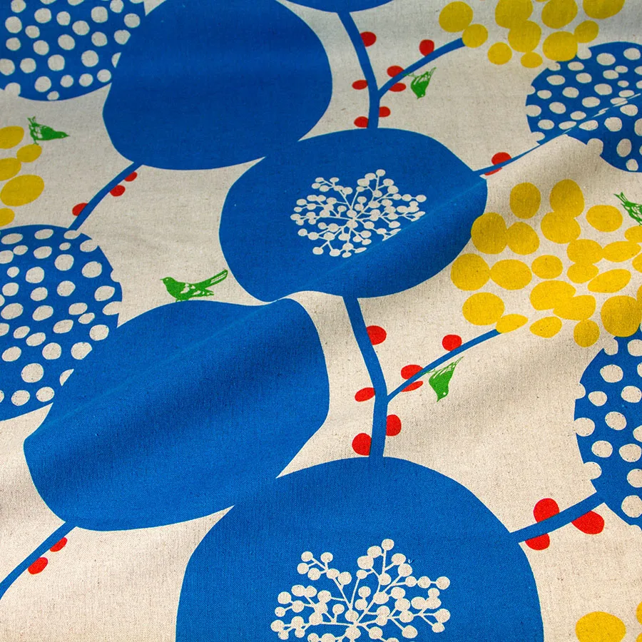 50cm*110cm Japanese Cotton Linen Fabric Quilting Fabric Echino By