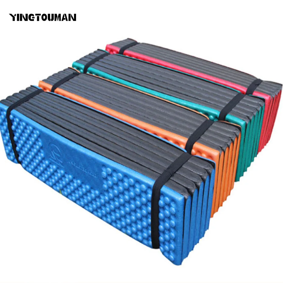 YINGTOUMAN Outdoor Mat Ultralight Foam Picnic Mat Folding Egg Slot