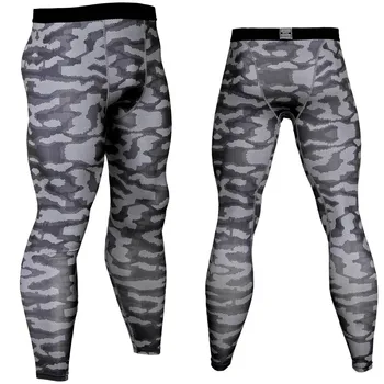 

2018 Men sports pants Bodybuilding fitness training tight running trousers Quick-drying Running Gym Sexy Skinny yoga pants
