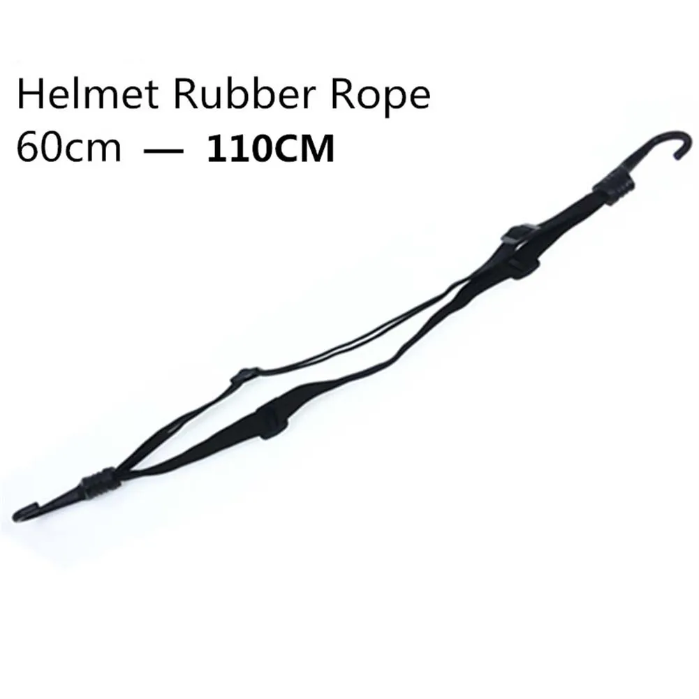 2 Hooks Motorcycles Moto Strength Retractable Helmet Luggage Elastic Rope Strap Fixed Strap Helmet Luggage Net