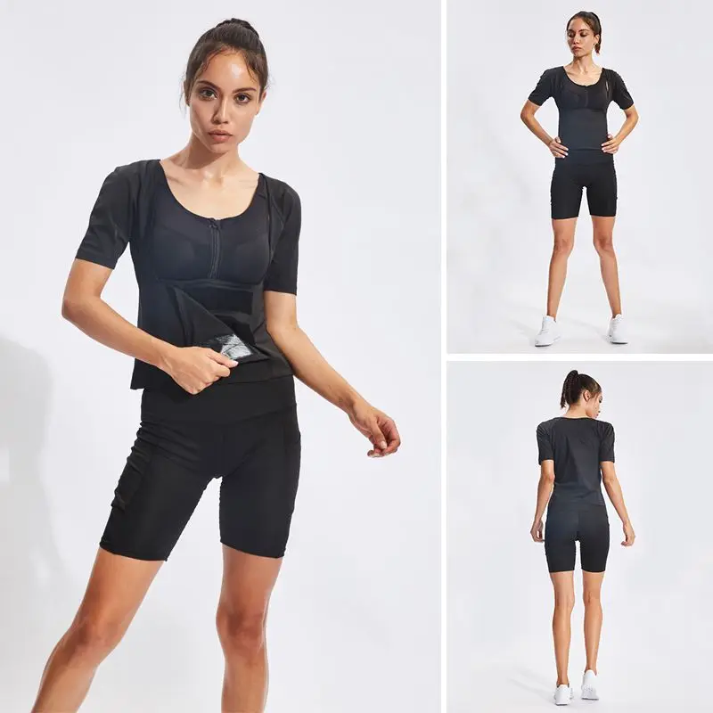 Быстросохнущие женские футболки для йоги спортивные топы с короткими ...