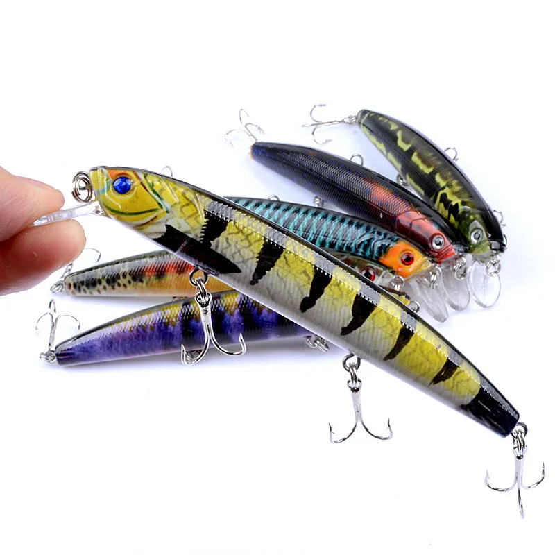 Рыболовные снасти 6 цветов minnow12.5cm/15 9g рыболовные приманки товары для