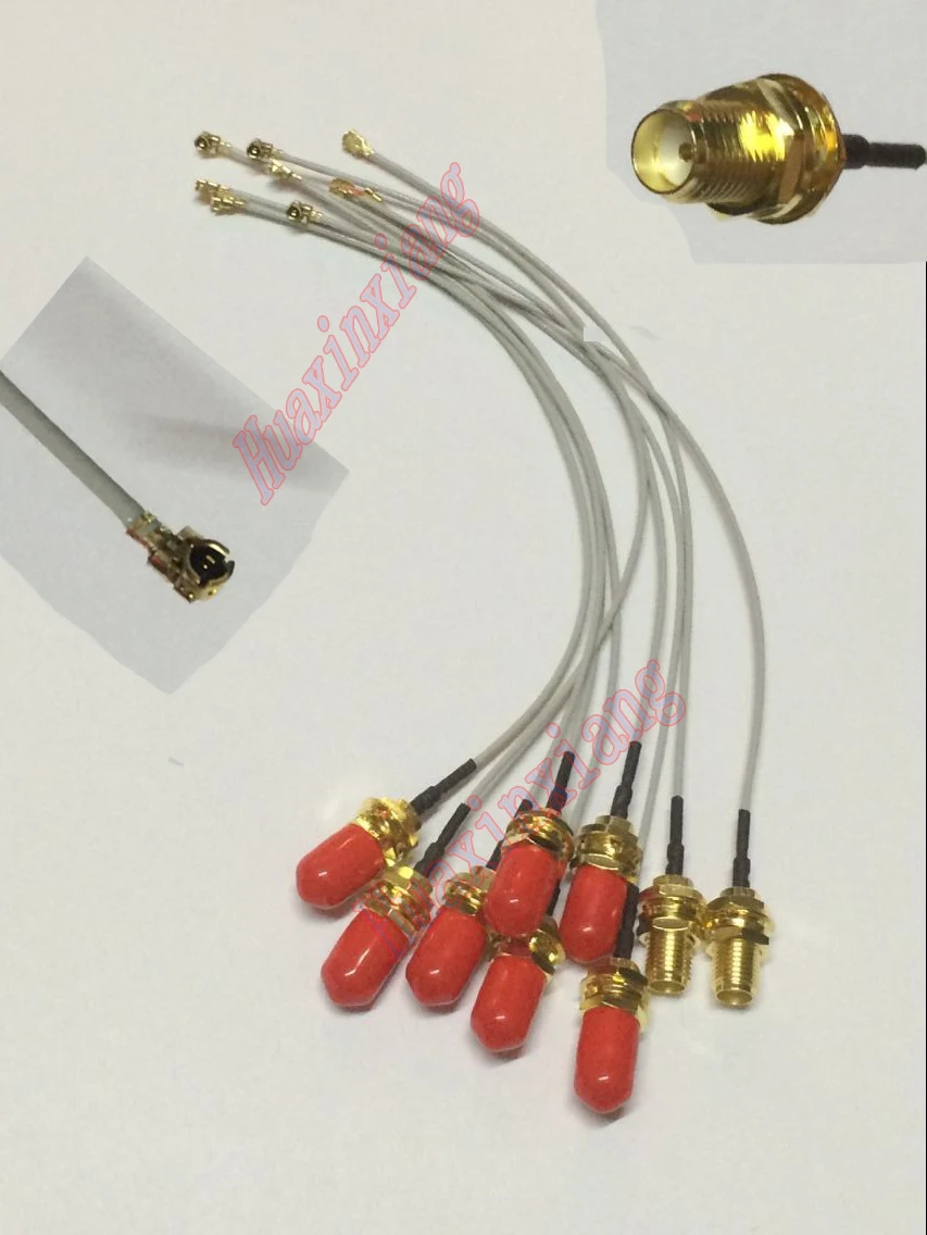 10 шт./лот SMA Jack Female To UFL/IPX соединительный кабель 1 13 серый 15 см Удлинительный |
