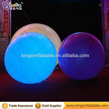 

led lighting inflatable giant ball, giant inflatable disco ball PVC air sealed-inflatable toy