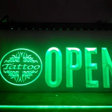 LK749-открытое тату искусство тело стержень светодиодный неоновый свет вывеска домашний декор ремесла