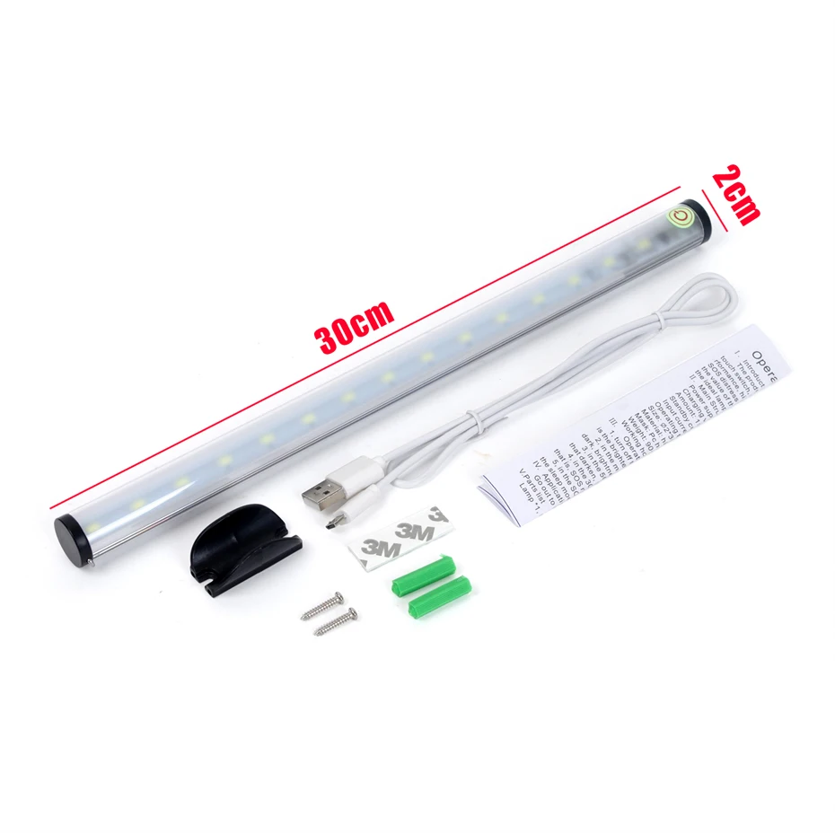 15 LED 4 طرق اللمس التبديل الألومنيوم ليلة ضوء بطارية يو اس بي قابله لإعادة الشحن اللاسلكية جدار مصباح للقراءة خزانة مجلس الوزراء خزانة