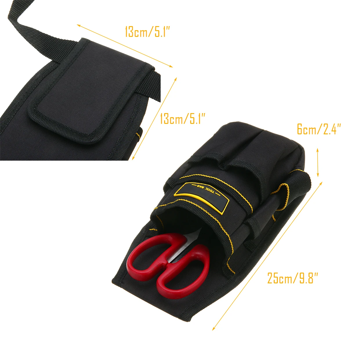 New Electrician Tool Bag Waist Pocket Pouch Belt Tool Storage Holder Maintenance Tools Screwdriver Pliers Storage Bag