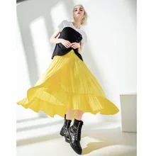 19 лет карамельный цвет тяжелая работа Нерегулярные Складки рыбий хвост 3 цвета