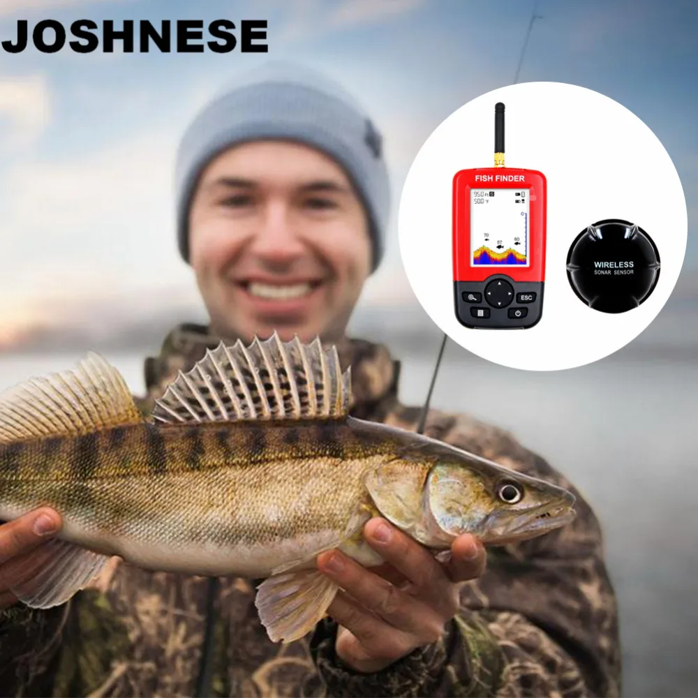 

Drop ship Smart Portable Fish Finder with Wireless Sonar Sensor Echo Sounder for Lake Sea Fishing Finders Wireless Fishing
