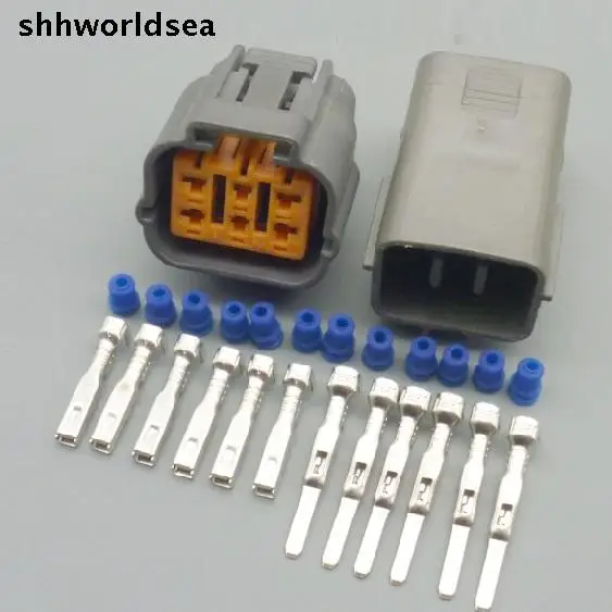 

shhworldsea 6 Pin Auto car Accelerator Pedal Position Sensor Throttle Pedal Electronic wire Connector plug 6195-0021 6195-0024