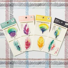 2 шт./компл. Красочные перо магнитные закладки книги маркер страницы канцелярские школьные офисные принадлежности студенческий приз