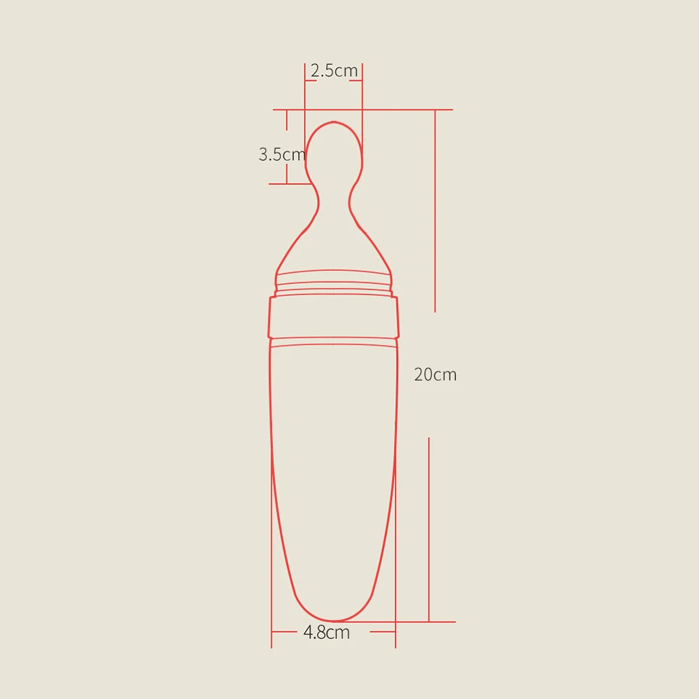 120 г силиконовая ложка-поилка для детей ясельного возраста, бутылочка для кормления с ложкой, свежая еда, фруктовый пюре, рожок для кормления