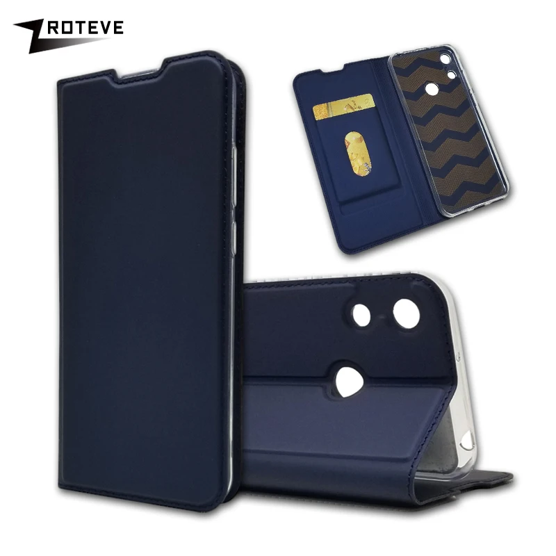 

For Honor 8A Case ZROTEVE PU Leather Stand Book Cover Card Slot Wallet Case For Huawei Honor 8A Honor8A 6.09" Phone Case Coque