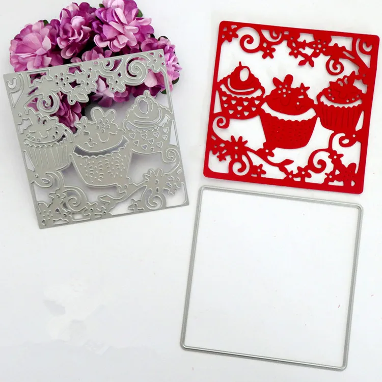 2017 NEW HANDMADE CUPCAKE ARTS CRAFT SCRAPBOOKING CUTTING DIESdie cut
