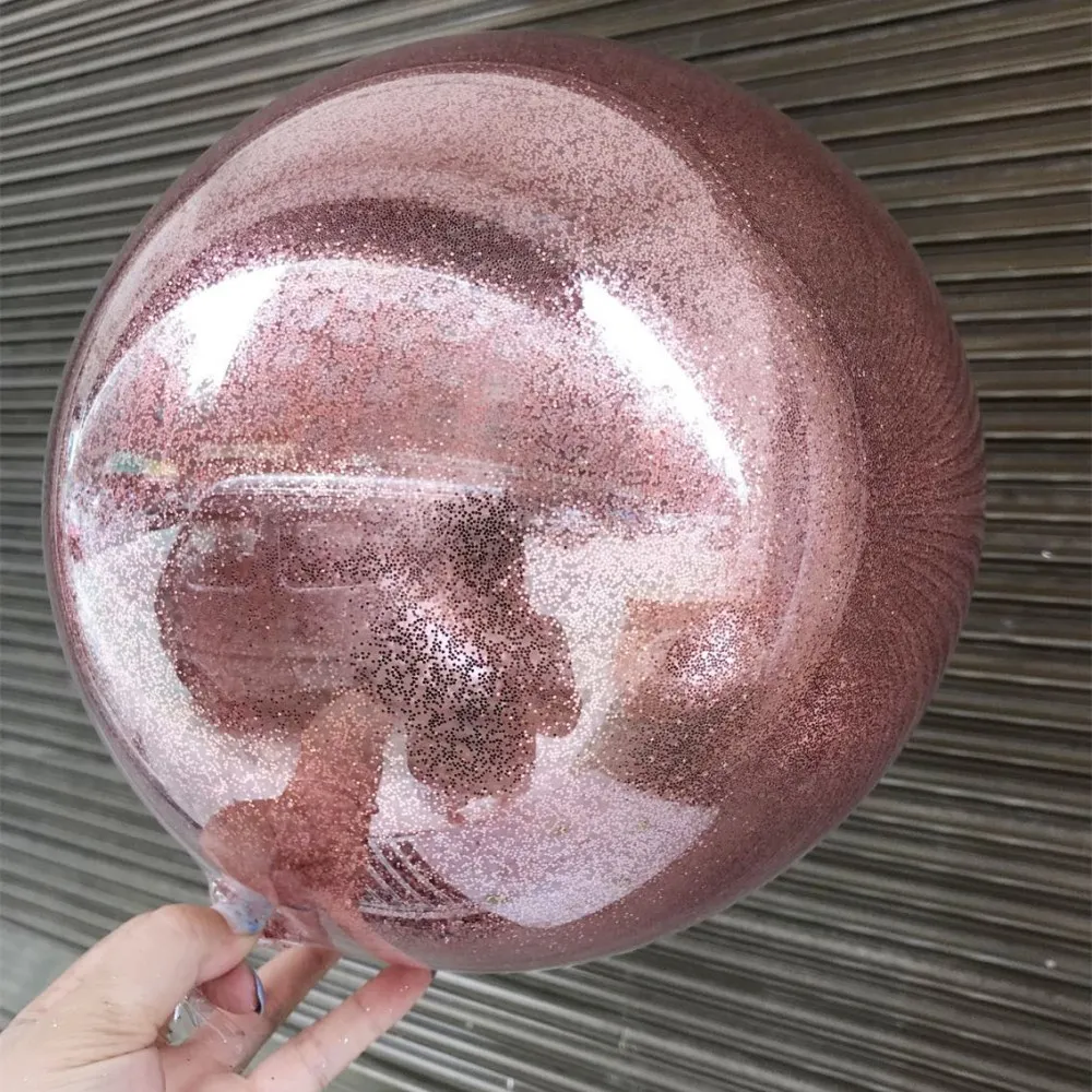 Блестки для поделок круглый из ПВХ прозрачный воздушный шар круглый пузырь гелиевые шары для детей день рождения Свадебные украшения воздушные шары