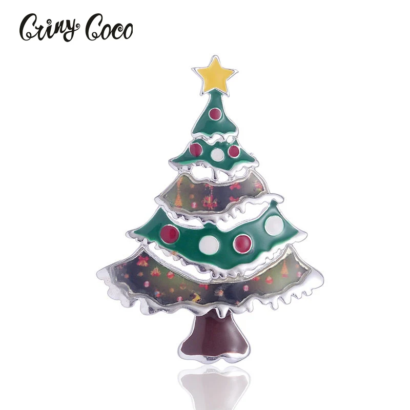 

Enamel Brooches for Women Christmas Gift Tree Sock Snowman Clothe Accessories Zinc Alloy Brooch Enamel Pins Scarf Clips Jewelry