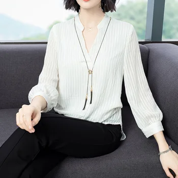 

2020 Europe New Women's Summer High Street Fashion Sexy V Neck Asymmetrical Split Blouse Tops Female Casual Loose Shirts Tees