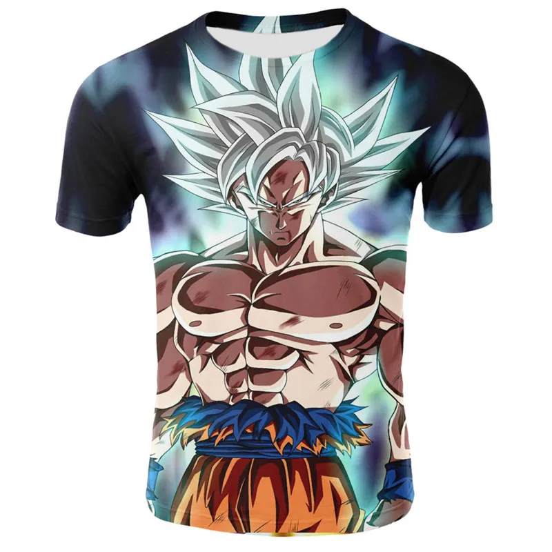 2019 Новый Жемчуг дракона 3D печать Супер Saiyan son Wukong Dragon Ball многоцветная