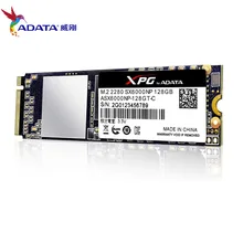 ADATA XPG SX6000 PCIe 128 ГБ 256 3D NAND PCIe Gen3x2 M.2 2280 NVMe 1,2 R/W до 1000/800 МБ/с. твердотельный накопитель