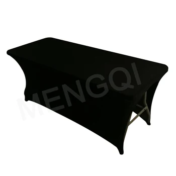 

6ft 183x76x76cm Black White Side Face Arched Stretch Table Cloth Salon SPA Tablecloth Massage Treatment Bed Spandex Table Cover
