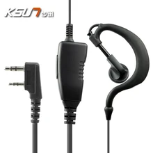 5PCS Baofeng two way radio headphones walkie talkie headset line BF-888S UV5RA