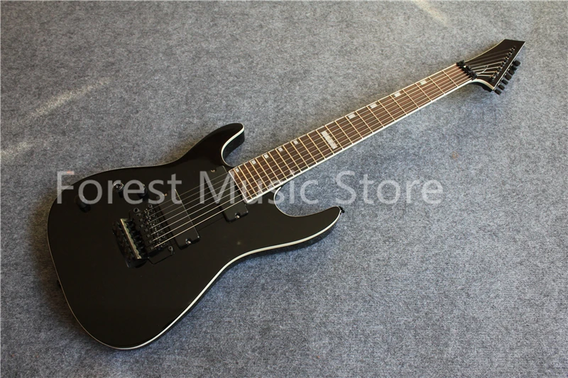 

Custom Shop Black Finish 7 Strings Suneye Electric Guitar China OEM Left Handed Guitarra With Black Hardware