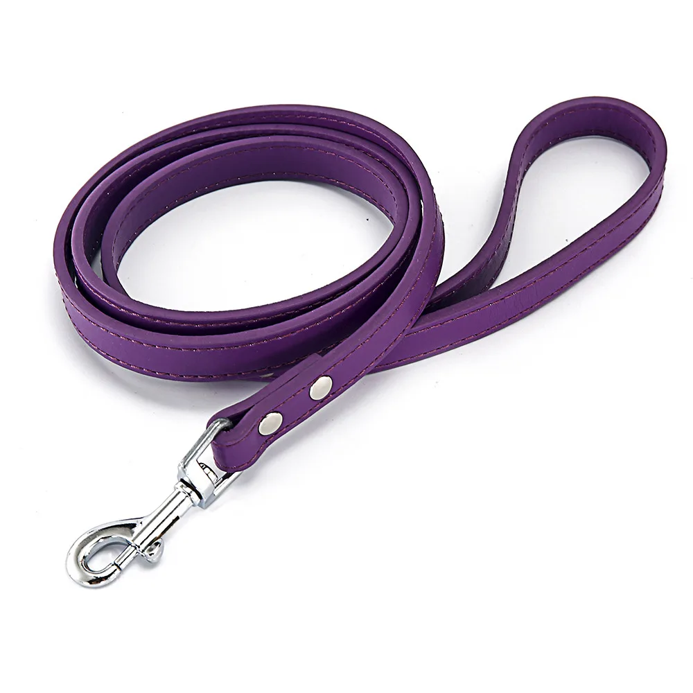 Solid Dog Leashes For Puppy Dogs Cats Training Walking Leashes (16)