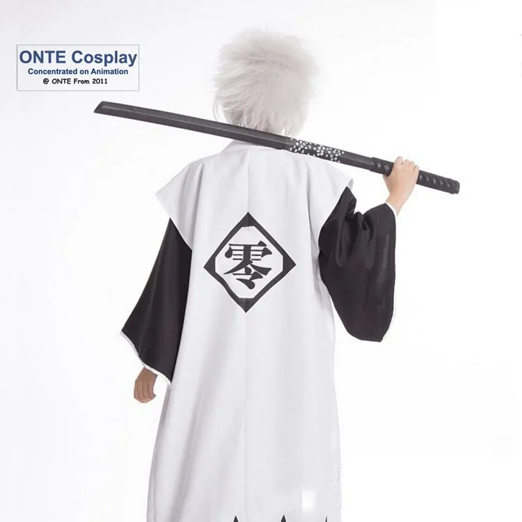 Cosplay&Ware [7]Anime Bleach Cosplay Costumes Capes 1st To 11th 12th 13th Division Captains Cloaks With Sleeve Coat Halloween -Cosplay&Ware anime Shop