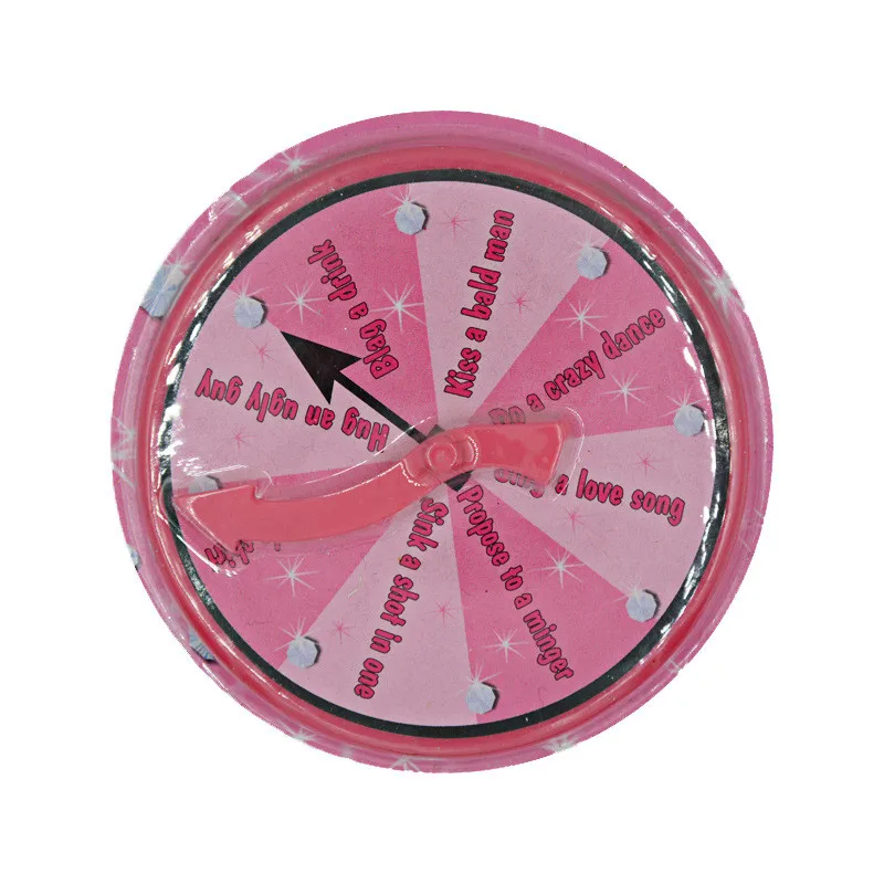 1pcs Hen Party Game Pink Compass Badge Dance Kiss Crazy Party Hen Night Party Bachelorette Party Bar Club Game Supplies HW82 (1)