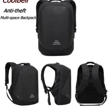 Дизайн CoolBell CB-8005 15,6 дюймов USB сумка для компьютера Противоугонный рюкзак деловой мужской и женский водонепроницаемый рюкзак на плечо