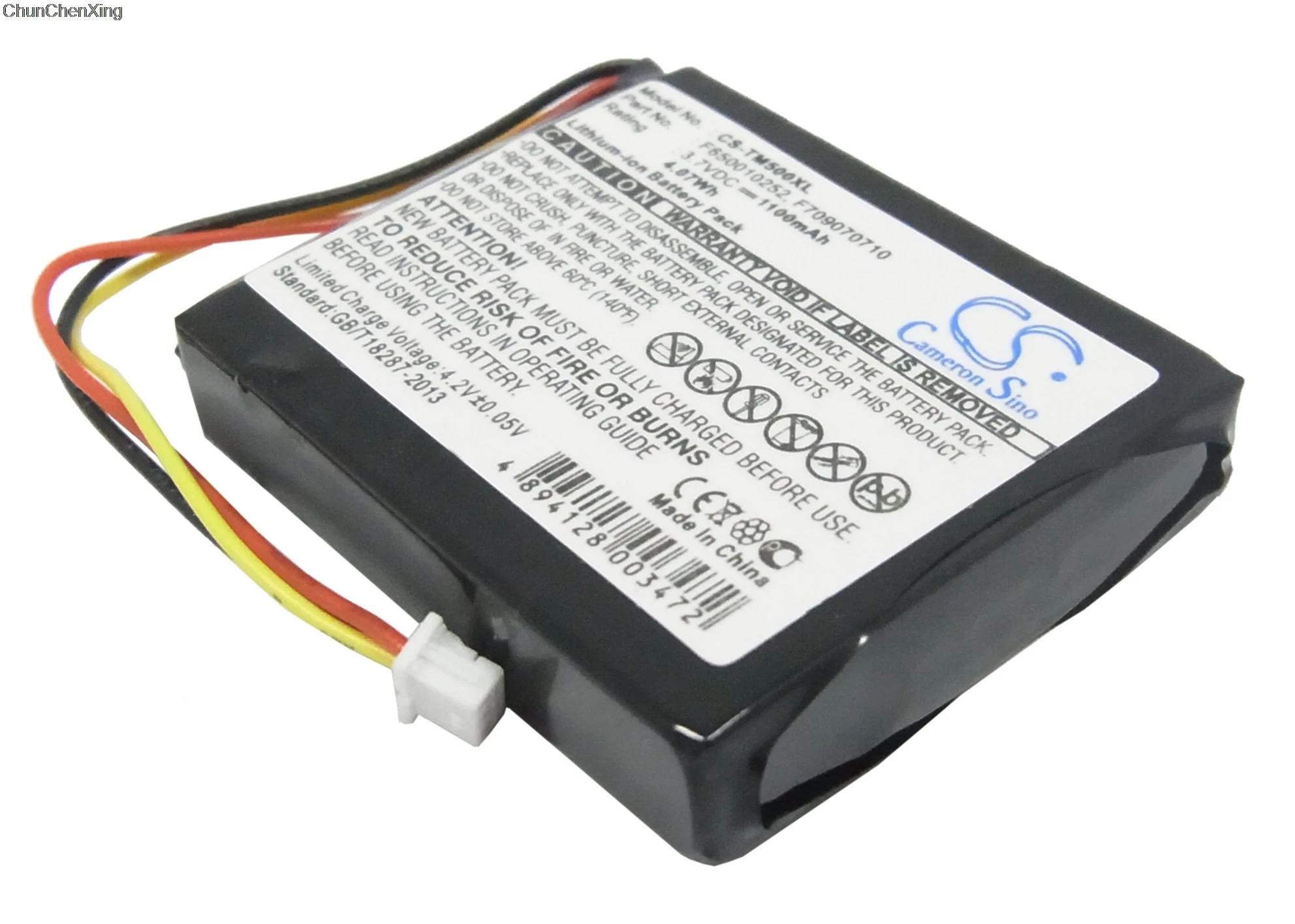 Аккумулятор Cameron Sino F650010252 на 1100 мА · ч для TomTom NVT2B225 One National S4L V2 V3 V5 XL Dach TML Europe