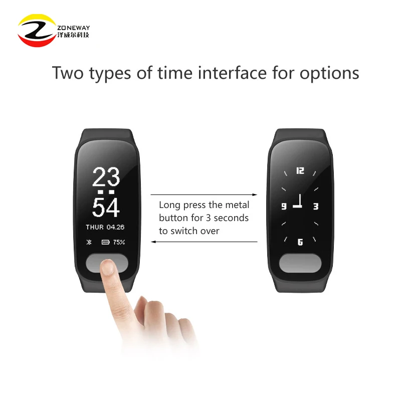 

2pcs Smart Bracelet WristBand R11 ECG PPG Heart Rate Blood Pressure Measurement Pedometer Calorie Sport Bracelet For iOS Android