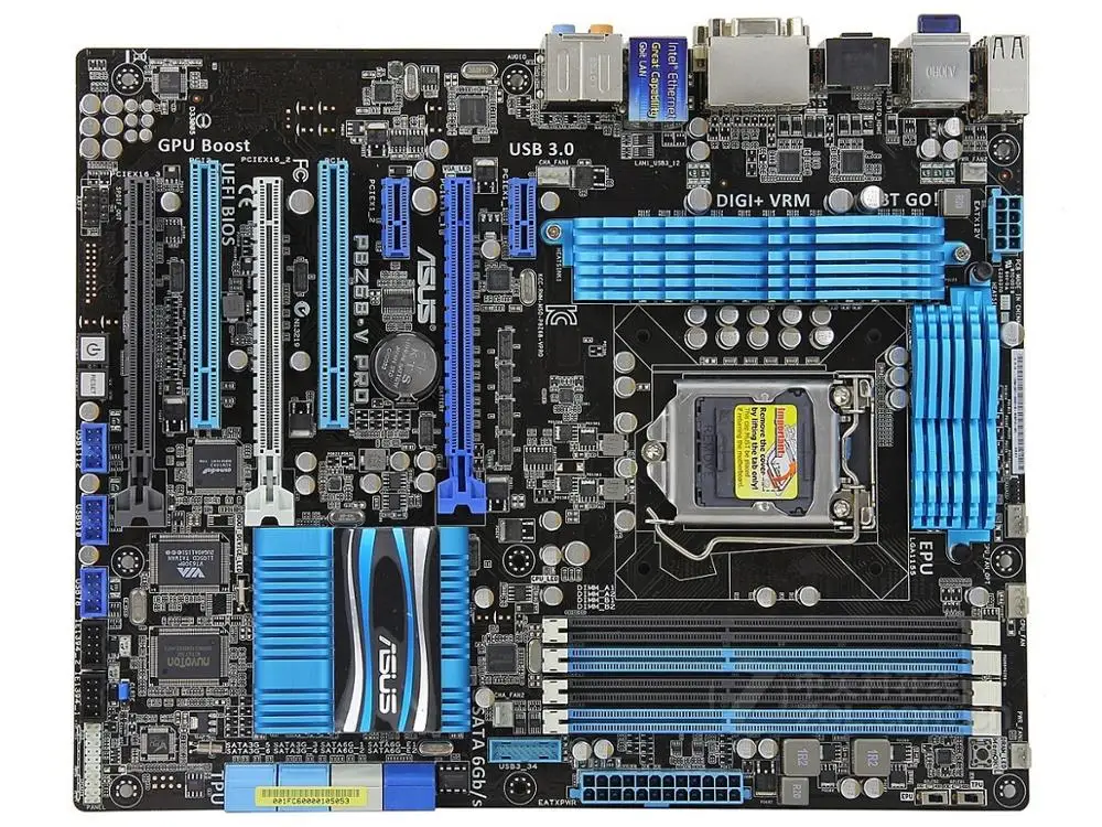 

Used Asus P8Z68-V PRO Desktop Motherboard Z68 Socket LGA 1155 i3 i5 i7 DDR3 32G ATX UEFI Original