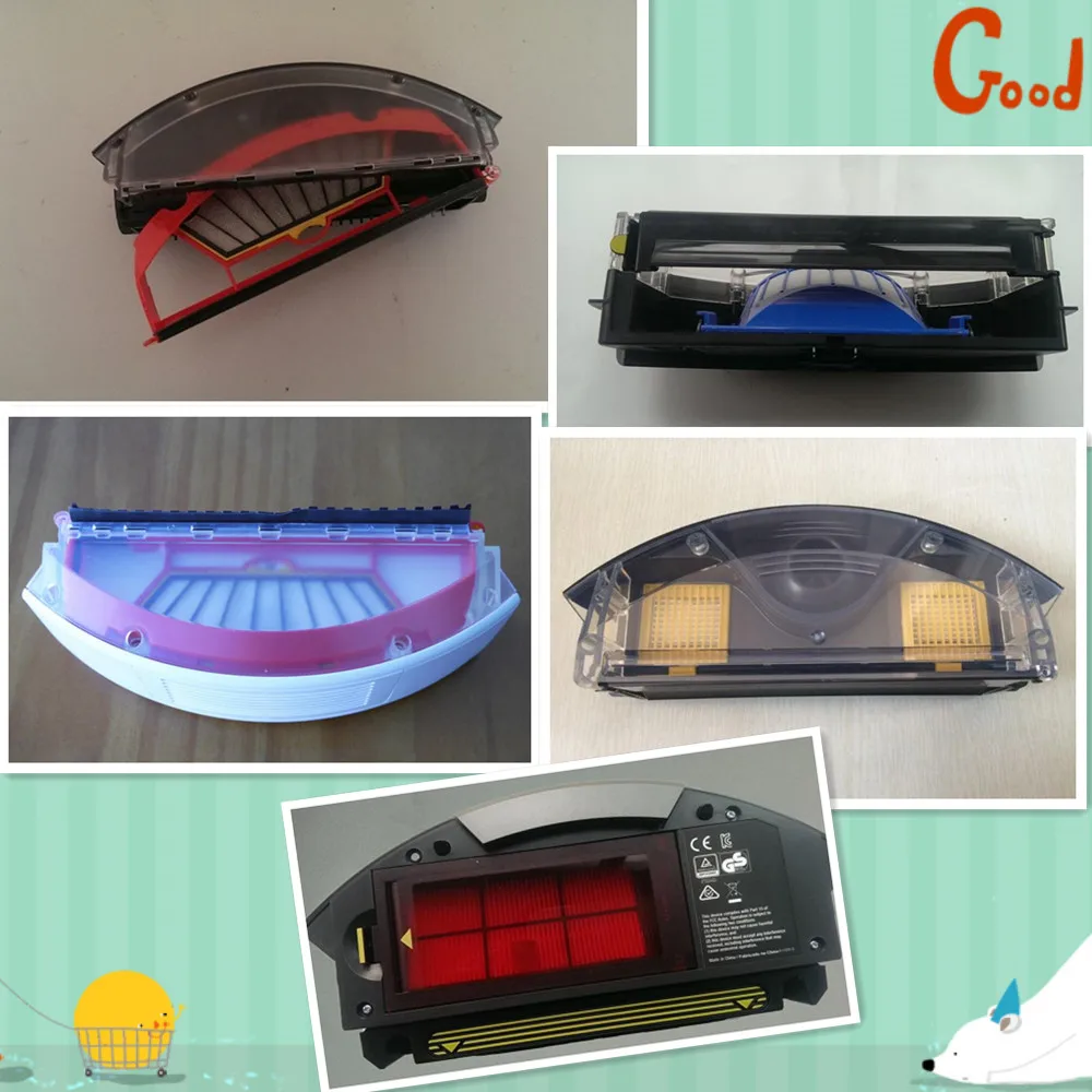 

Dust collecting BOX filter bin collecter for iRobot Roomba 500 600 700 800 900 560 581 520 595 650 680 780 770 880 860 980 960