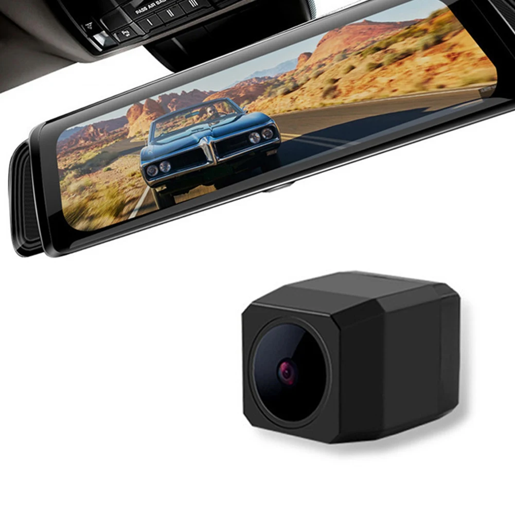 

10 Inches Camera Dual Lens Auto Dash Cam Rear View Mirror IPS Video Recorder Car Screen HD Driving Recorder Wide Angle