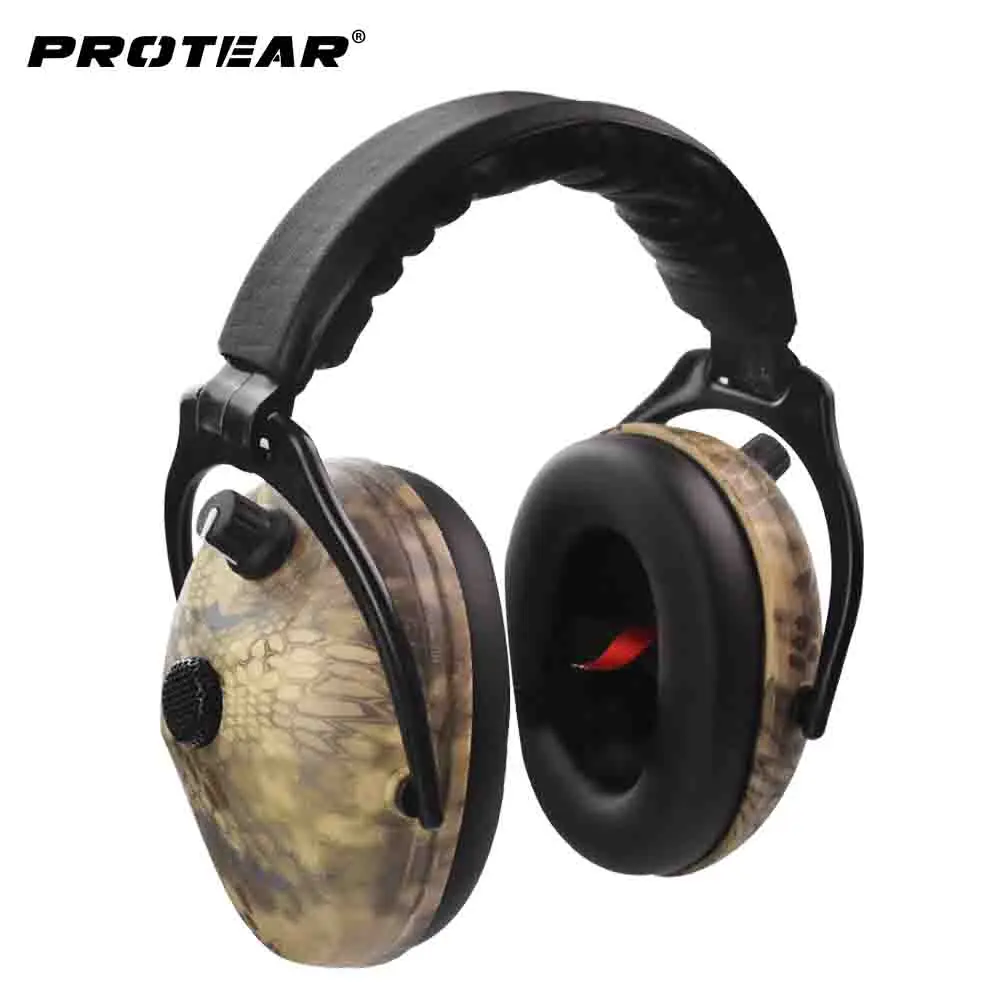 Vente Protear Serpent Imprimé Protection Auditive Électronique Tir Manchon D oreille Tactique Casque Protection Auditive de L oreille Oreille Manchons pour La Chasse
