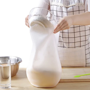 

UPORS Soft Silicone Kneading Dough Bag High Quality Preservation Flour-mixing Bag Cooking Pastry Tool Kitchen Baking Accessories