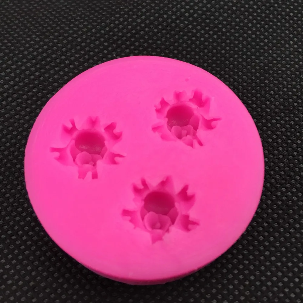 Форма цветка 3D силиконовая форма для кексиков форма пищевая мастика Конфета Кондитерские конфеты делая инструменты для украшения F0232