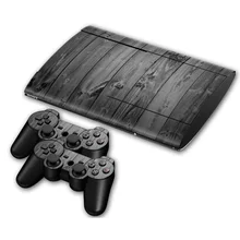 OST наклейка с деревянным зерном Защитная декоративная наклейка для PS3 Super Slim 4000