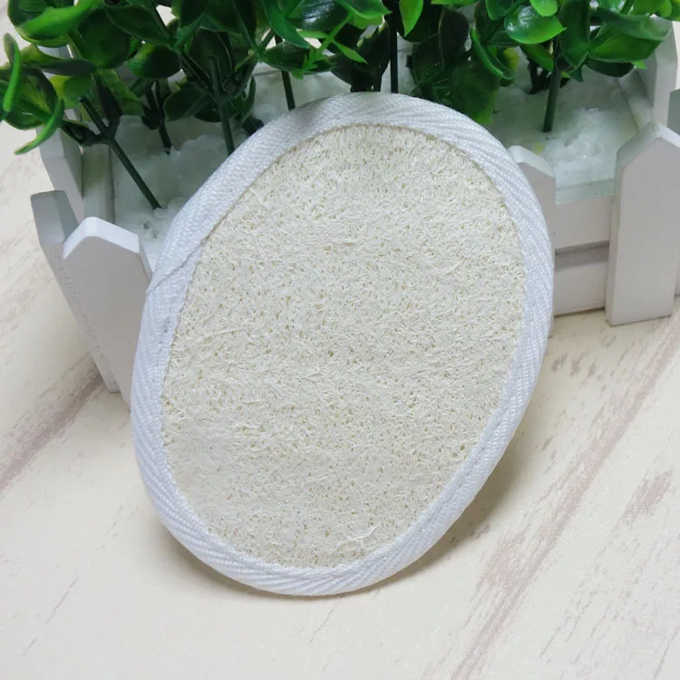 1 Pcs Purifying Whitening Exfoliating Loofah Natural Sponge Body Scrub Remover Natural Silk Shower Tool Creative Bath Tool