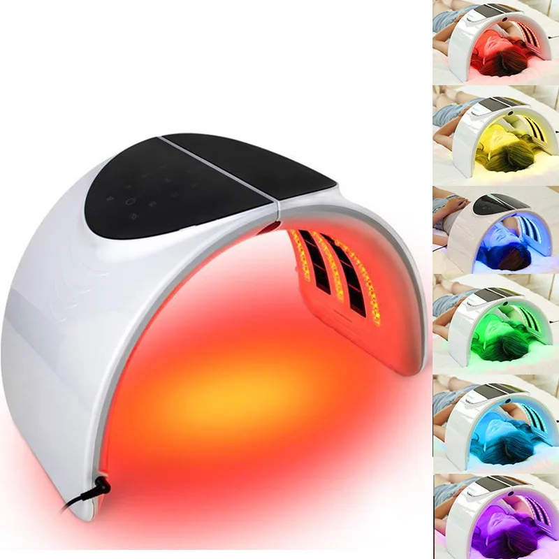  Professional Photon PDT LED Light Facial Mask Machine 7 Colors Acne Treatment Face Whitening Skin R - 33024693041