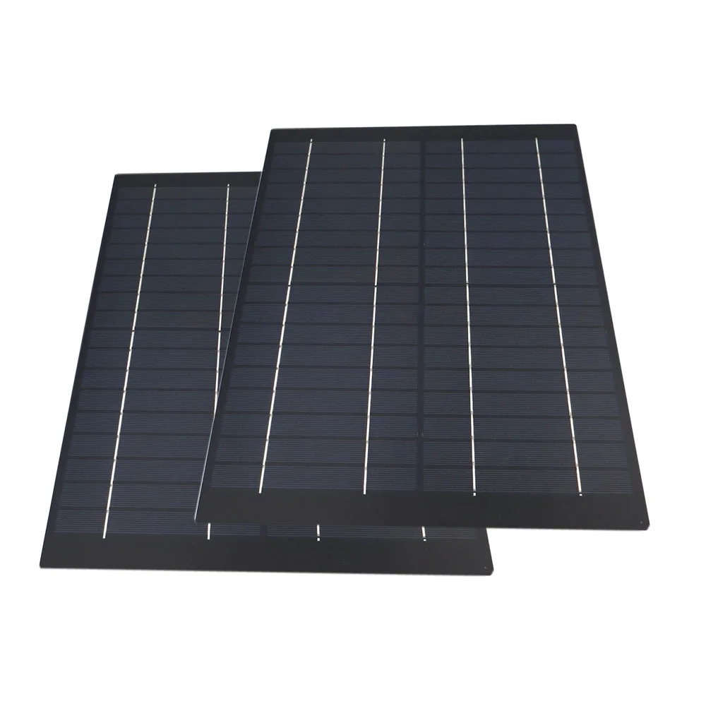 

2PCS/lot 18V dc 20W 20Watt 1.1A Mini PET polycrystalline module cell charge for 12 V battery Charger 20 watts W Watt Solar Panel